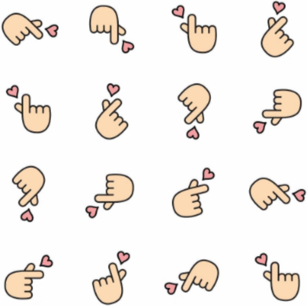 NEW! Peel & Stick Wallpaper - To All The Boys I've Loved Before - Finger Heart